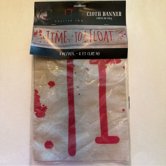 Stephen King's It Chapter 2 Deluxe Cloth Banner 6Feet 1 piece - Picture 1 of 6